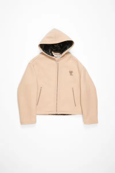 Acne Studios Hooded Jacket In Neutrals