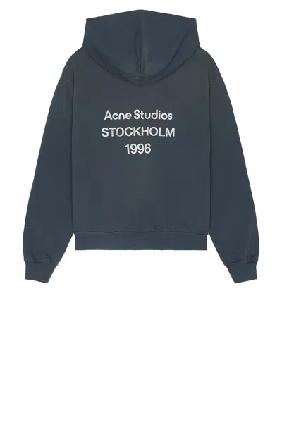 Acne Studios Hoodie In Blue