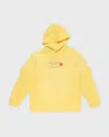 Acne Studios Hoodie Layered Garment-dyed Gul