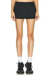 Acne Studios Ikka Double Skirt In Black
