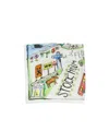 Acne Studios Illustration-print Silk Scarf In White