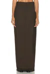 Acne Studios High-waisted Checked Skirt In Brown