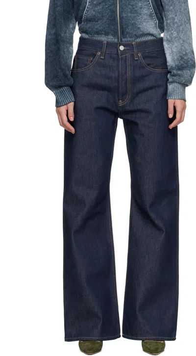 Acne Studios Indigo 2021f Regular Fit Jeans In Blue