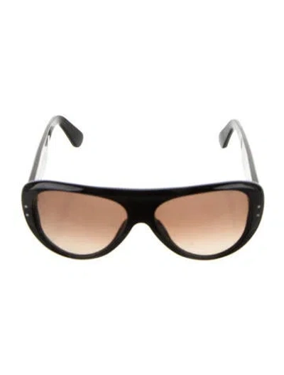 Pre-owned Acne Studios Indy Aviator Cat-eye Sunglasses In Black
