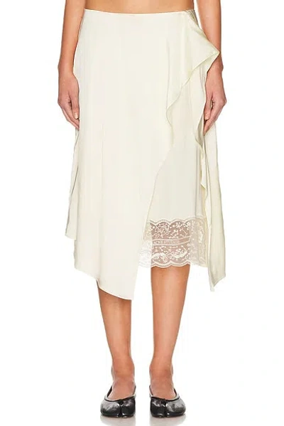 Acne Studios Inouka Skirt In White