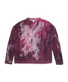 Shop Acne Studios Intarsia-knit Sweater In Red