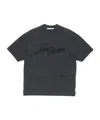 Acne Studios Item O-neck Short-sleeved T-shirt In Black