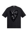 Acne Studios Item O-neck Short-sleeved T-shirt In Black