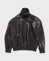 Acne Studios Jacka Relaxed Leather Svart