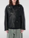 Acne Studios Black Lamb Leather Jacket In Black