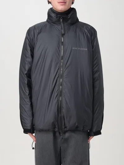 Acne Studios Black Water-repellent Down Jacket In Grey
