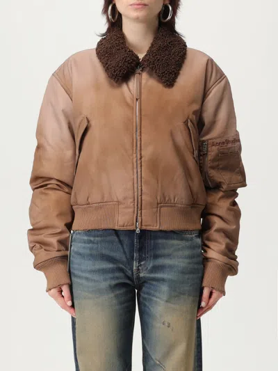 Acne Studios Jacket  Woman Color Sand In Brown