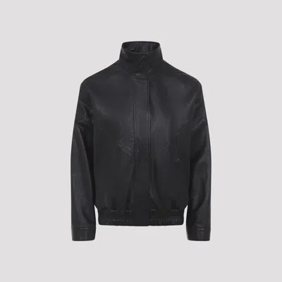 Acne Studios Jacket Rw-wn-leat000001 In Black