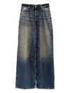 Acne Studios 2023 Rocka Low Waist Wide Jeans In Blue
