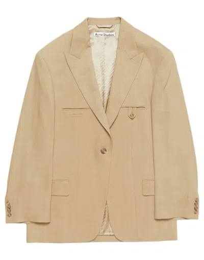 Acne Studios Jacket In Brown
