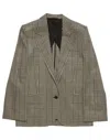 Acne Studios Single-breasted Jacket - Regular Fit In Brown