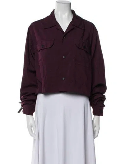Pre-owned Acne Studios Jacket In Burgundy