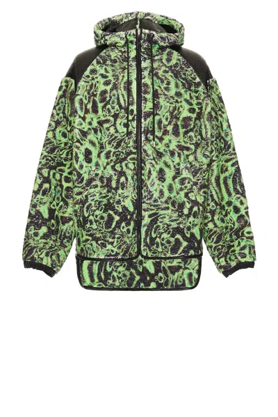 Acne Studios Jacket In Green & Black