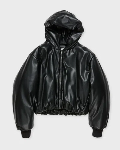 ACNE STUDIOS ACNE STUDIOS JACKET HOODED FAUX LEATHER