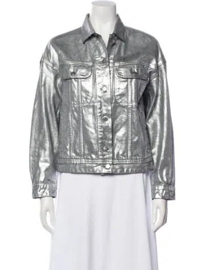 Pre-owned Acne Studios Jacket In Silver