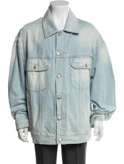 Pre-owned Acne Studios Jacket W/ Tags In Blue