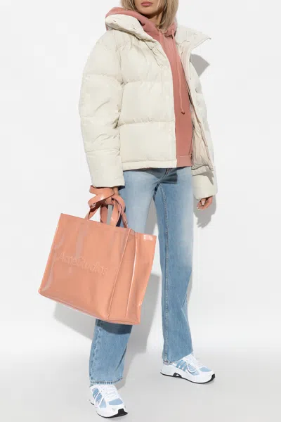 Acne Studios Jacket With Logo In Cream