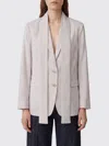 Acne Studios Tailored Jacket Back Vent Button Cuffs In Neutral
