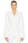 Acne Studios Jacko Double Breasted Jacket In Cream White