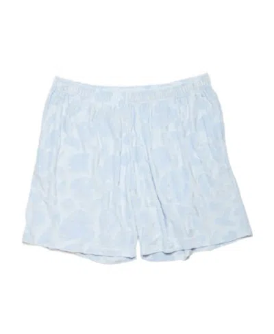 Acne Studios Jacquard Shorts In Blue