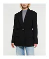 Acne Studios Jador Relaxed Fit Blazer In Black