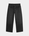 Acne Studios Jeans 1991 Loose Fit Black Overdye Svart