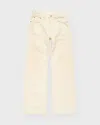 Acne Studios Paint-splatter Distressed Jeans In Neutral