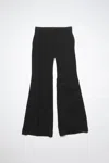 Acne Studios High-waisted Trousers In Black