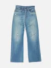 Acne Studios Belt Loop Jeans In Blue