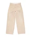 Acne Studios Denim Trousers With Belt Loops In Pink