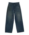 Acne Studios Jeans With Belt Loops In Blue