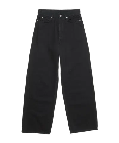 Acne Studios Jeans With Belt Loops In Black