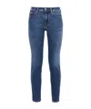 Acne Studios Jeans With Belt Loops In Blue
