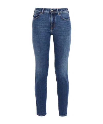 Acne Studios Jeans With Belt Loops In Blue