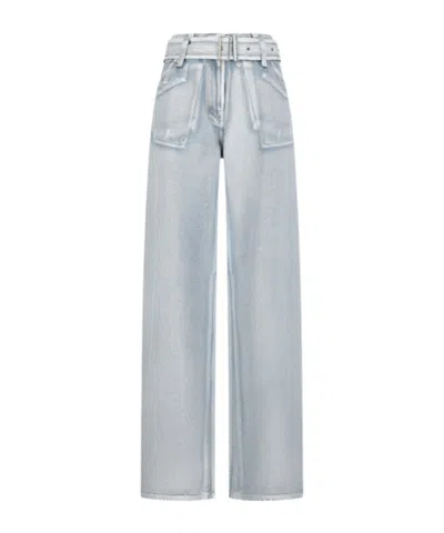 Acne Studios Jeans With Belt Loops In Gray