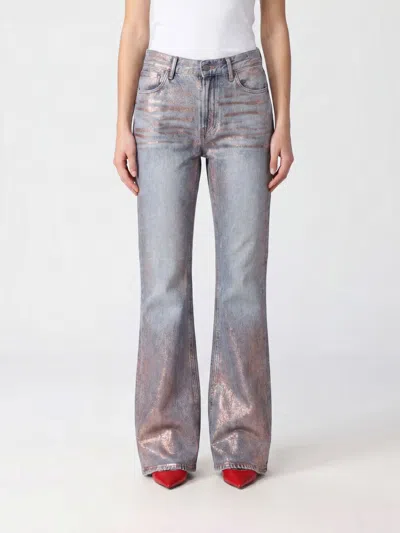 Acne Studios Jeans Woman Color Denim In Blue