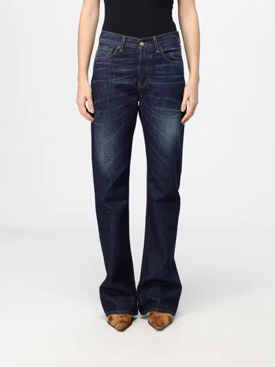 Acne Studios Jeans Woman Color Blue