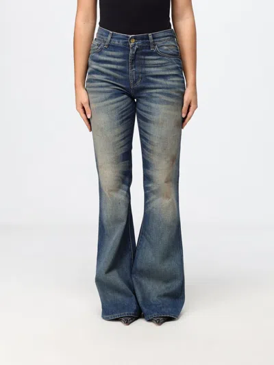 Acne Studios Jeans Woman Color Blue