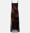 Acne Studios Jersey Maxi Dress In Black