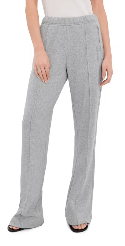 Acne Studios Jersey Trousers Grey Melange In Gray