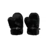 Acne Studios Black Gloves Women In Black