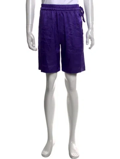Pre-owned Acne Studios Jogger Shorts In Purple