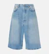 Acne Studios Judda Denim Shorts In Blue