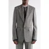Acne Studios Juman Check Wool Mouliné Twill Blazer In Multi