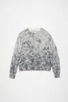 Acne Studios Abstract-print Jumper In Black,white
